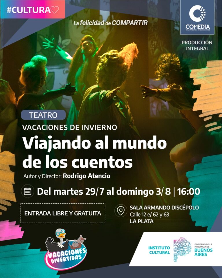 Read more about the article ¡Última semana para viajar al mundo de los cuentos en la Sala Armando Discépolo!