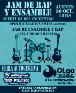 Read more about the article 3° Encuentro Internacional de Rap Político