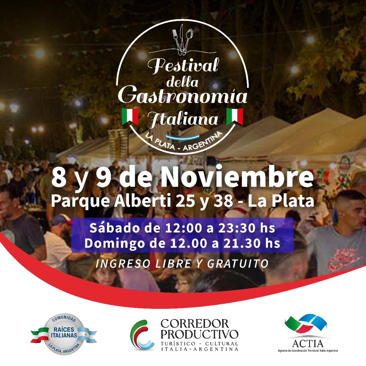 You are currently viewing Festival de Gastronomía Italiana en La Plata 2025 – Sabores, música y tradición