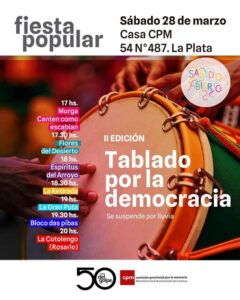 Read more about the article Tablado por la Democracia